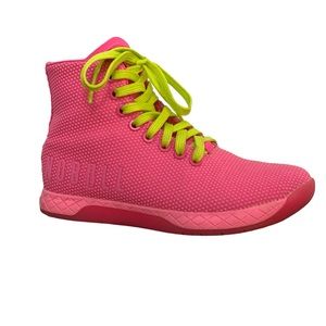 WOMEN'S NEON HIGH-TOP TRAINER